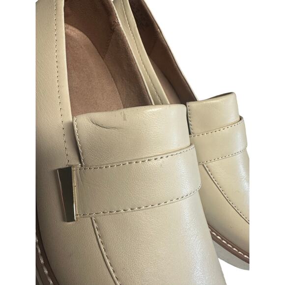 Naturalizer Adiline platform loafers in vanilla cream Size 10W - Picture 5 of 5